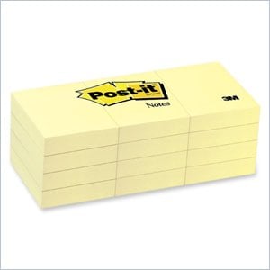 Post-it Plain Canary Note