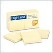 ADD TO YOUR SET: 3M Highland Self-Sticking Note Pad
