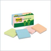 Post-it Greener Notes in Sunwashed Pier Colors
