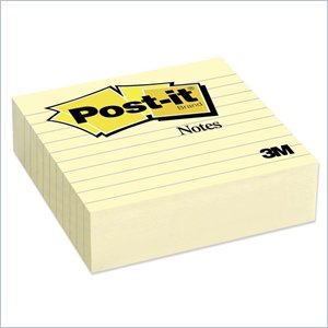 Post-it Ruled Adhesive Note