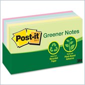 Post-it Greener Notes in Sunwashed Pier Colors