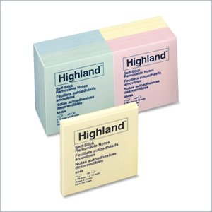 3M Highland Self-Sticking Note