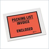 3M F1-1000 Packing List/Invoice Enclosed Envelope