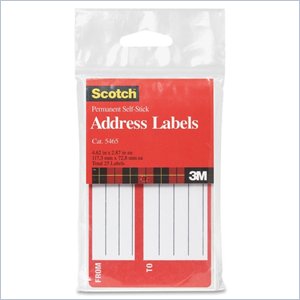 3M Scotch Permanent Address Labels