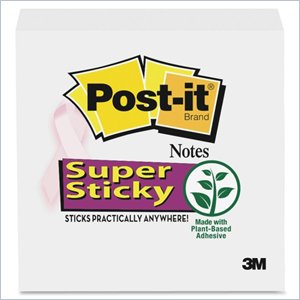 Post-it Super Sticky Breast Cancer Awareness Note