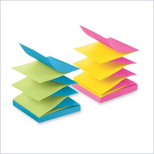 Post-it Pop-up Notes in Alternating Ultra Colors
