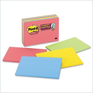 Post-it Super Sticky Notes in Bright Colors
