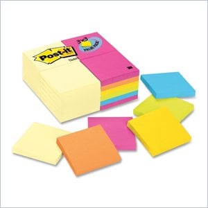 Post-it Notes Value Pack in Canary Yellow and Ultra Colors