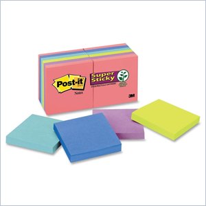 Post-it Super Sticky Notes in Jewel Pop Colors