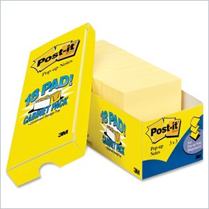 Post-it Original Canary Yellow Plain Note Pad
