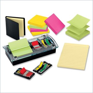 Post-it Pop-up Notes and Flags Dispenser Starter Kit in Assorted Colors