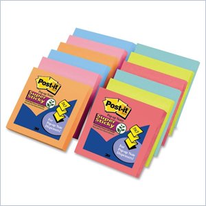 Post-it Super Sticky Pop-up Notes Dispenser with Post-it Notes in Assorted Bright Colors