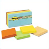 Post-it Recycled Super Sticky Notes in Farmers Market Colors