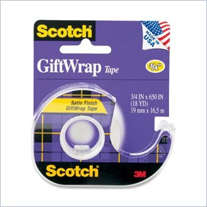 Scotch GiftWrap Transparent Tape