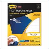 Post-it Super Sticky File Folder Label
