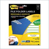Post-it Super Sticky File Folder Label