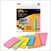 Post-it Super Sticky Five Color Label Pad