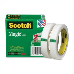 Scotch Magic 810-2P34-72 Invisible Tape
