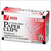 Acco Economy Non-Skid Paper Clip
