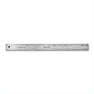 Westcott Stainless Steel Ruler