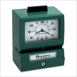 Acroprint Manual Time Clock & Recorder