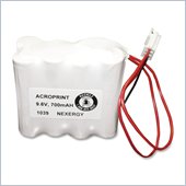 Acroprint Nickel Cadmium Electronic Time Recorder battery