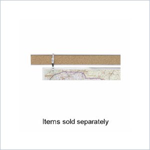 Advantus Cork Map Rail