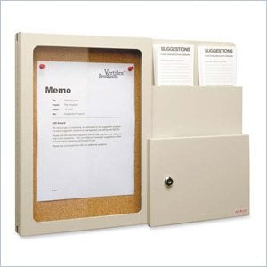 Vertiflex VF50344 Suggestion Box with Message Board