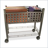 Vertiflex Open Top Rolling File Cart