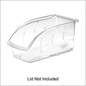 Akro-Mils InSight 305B1 Ultra Clear Supply Bin and Lid
