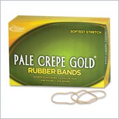 Alliance Rubber Pale Crepe Gold Rubber Bands