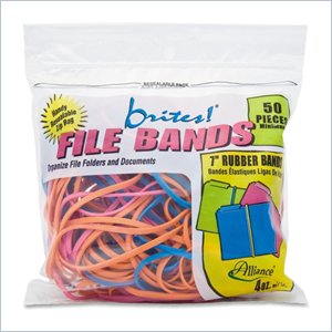 Alliance Rubber Brites! Pic-Pac Rubber Bands