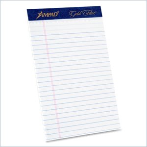 Ampad Legal Ruled Perforated Pad