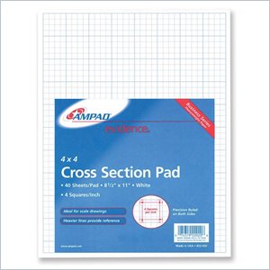 Ampad Cross-section Quadrille Pads