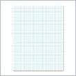 ADD TO YOUR SET: Ampad Faint Blue Ink Quadrille Pad