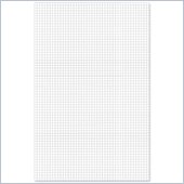 Ampad Faint Blue Ink 1-Sided Quadrille Pad