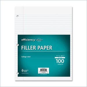 Ampad 3- Ring Notebook Filler Paper