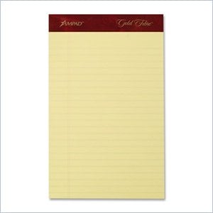 Ampad Legal Ruled Perforated Pad