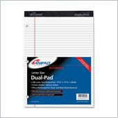 Ampad Evidence Narrow Rule Dual Pad