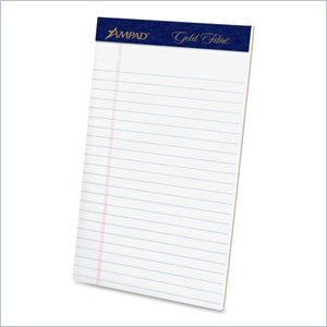 Ampad Legal Ruled Perforated Pad