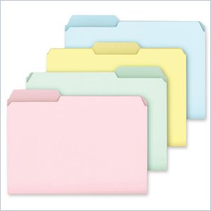 Ampad Pastel Color File Folder