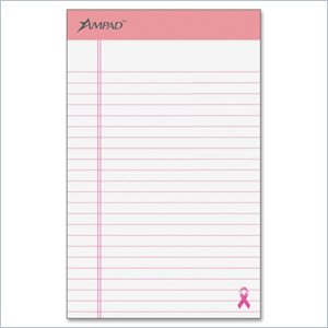 Ampad Breast Cancer Awareness Writing Pad