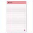 ADD TO YOUR SET: Ampad Breast Cancer Awareness Writing Pad