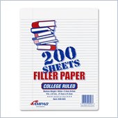 Ampad Three Hole Punched Filler Paper