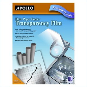 Apollo Plain Paper Copier Transparency Film
