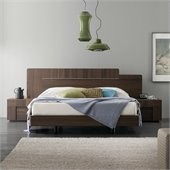 Rossetto Air Platform Bed in Warm Oak
