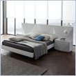 ADD TO YOUR SET: Rossetto Sapphire Platform Bed in White Finish