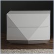 ADD TO YOUR SET: Rossetto Sapphire White Night Stand in White