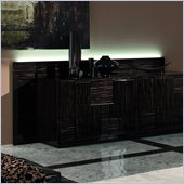 Rossetto Nightfly Boiserie (Back) For Buffet in Ebony