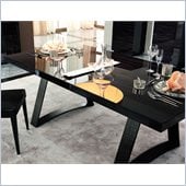 Rossetto Nightfly Rectangular Dining Table in Ebony